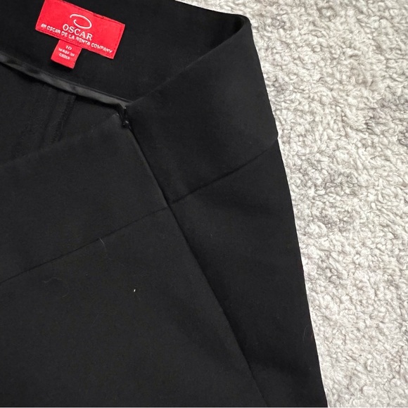 Oscar de la Renta Black Wide Leg Dress Pants Classic Designer Women’s 10 - Picture 4 of 11